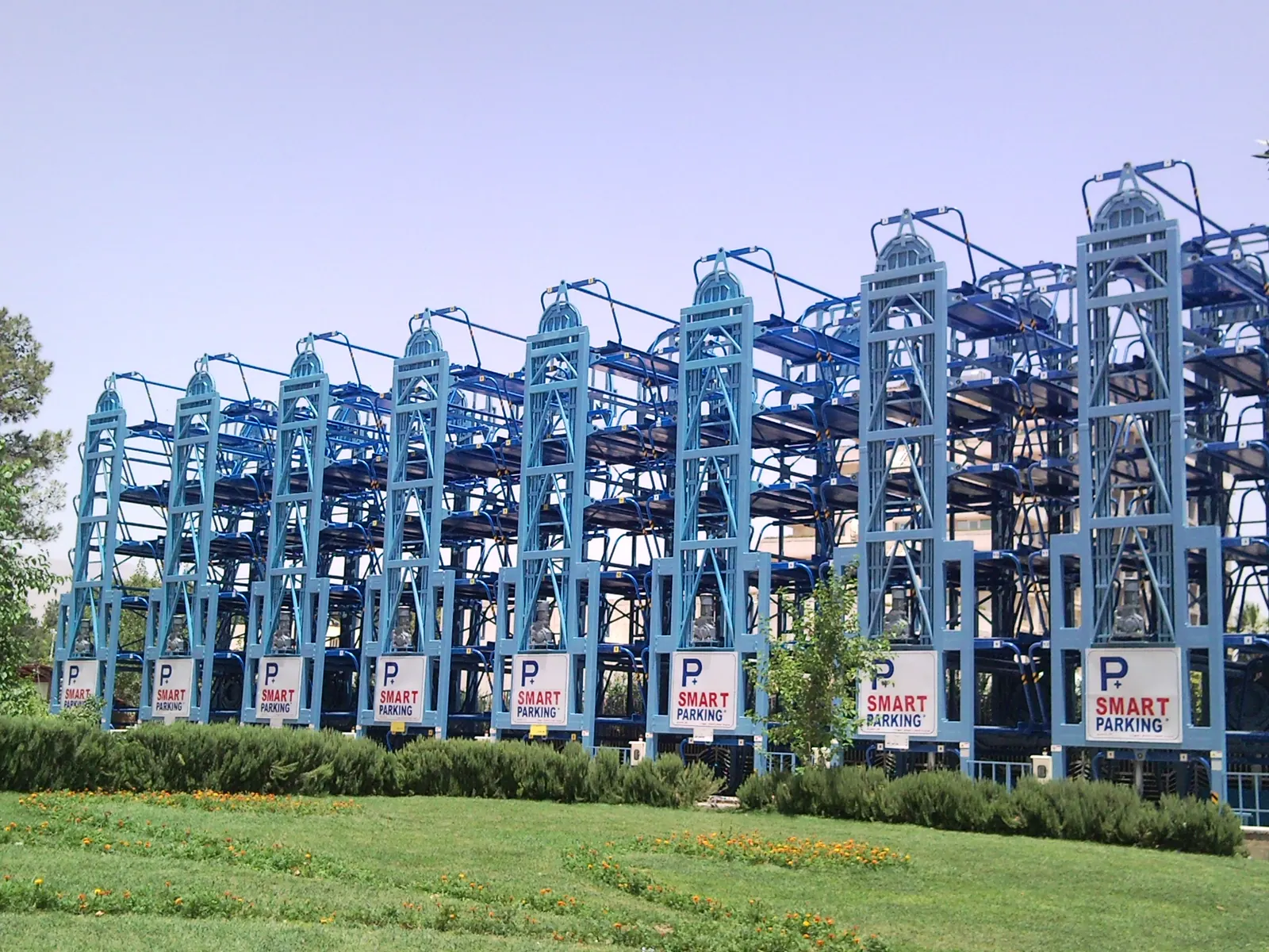 SMART PARKING installation, Tehran