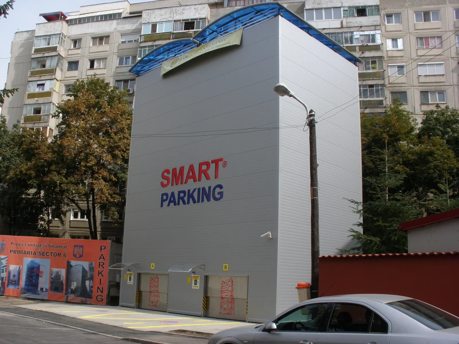 SMART PARKING installation, Bucharest