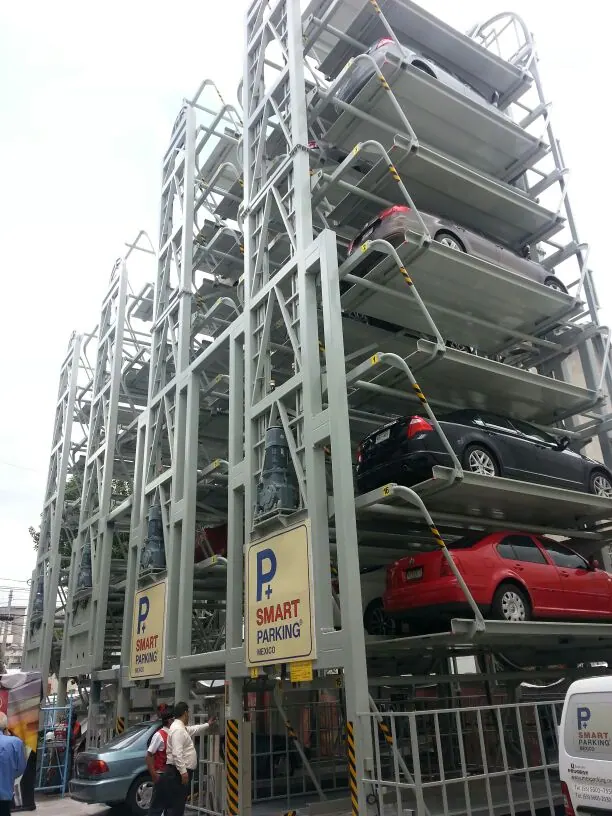 SMART PARKING installation, Mexico