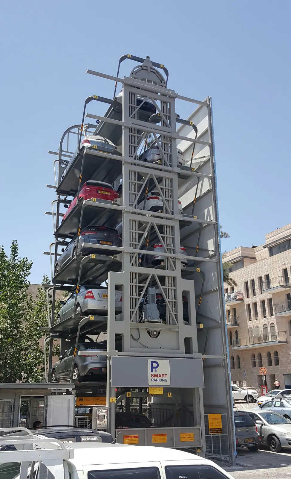 SMART PARKING installation, Jerusalem