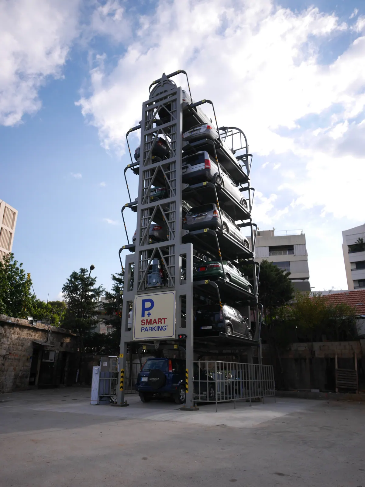 SMART PARKING installation, Lebanon